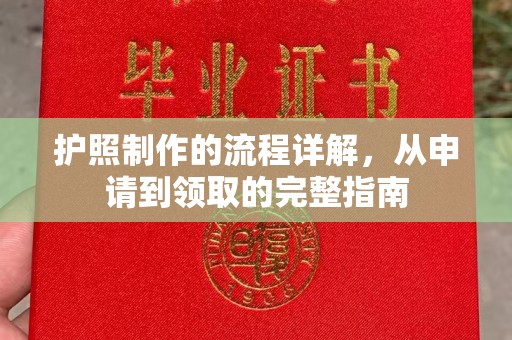 仁和护照制作的流程详解，从申请到领取的完整指南