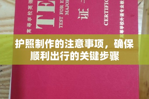 仁和护照制作的注意事项，确保顺利出行的关键步骤