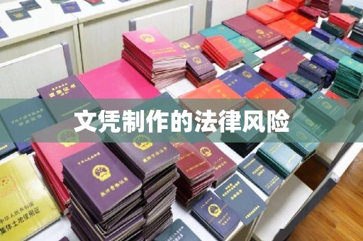 仁和文凭制作的法律风险