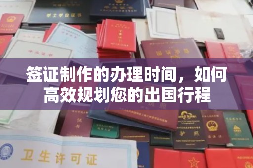 仁和签证制作的办理时间，如何高效规划您的出国行程