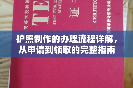 仁和护照制作的办理流程详解，从申请到领取的完整指南