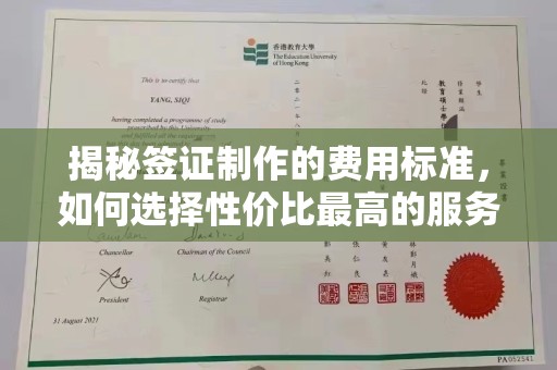 仁和揭秘签证制作的费用标准，如何选择性价比最高的服务？