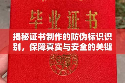 仁和揭秘证书制作的防伪标识识别，保障真实与安全的关键